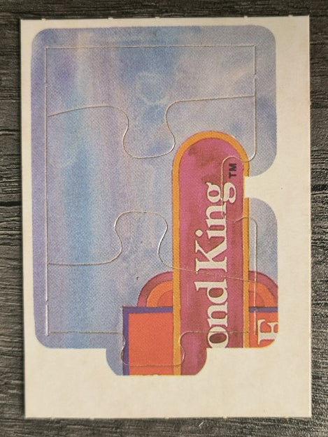 1983 Donruss Mickey Mantle Puzzle #7 Mantle Puzzle 7-9