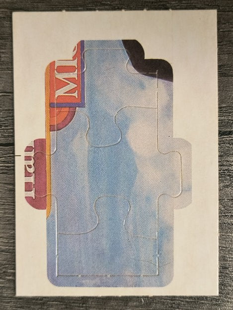 1983 Donruss Mickey Mantle Puzzle #10 Mantle Puzzle 10-12