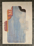 1983 Donruss Mickey Mantle Puzzle #10 Mantle Puzzle 10-12