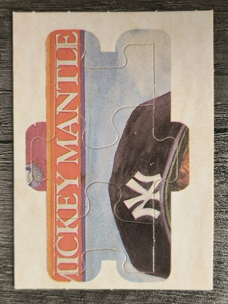 1983 Donruss Mickey Mantle Puzzle #13 Mantle Puzzle 13-15