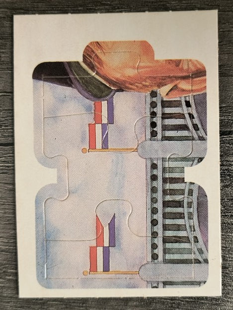 1983 Donruss Mickey Mantle Puzzle #19 Mantle Puzzle 19-21