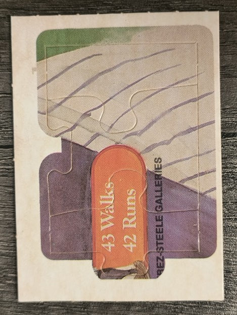 1983 Donruss Mickey Mantle Puzzle #61 Mantle Puzzle 61-63