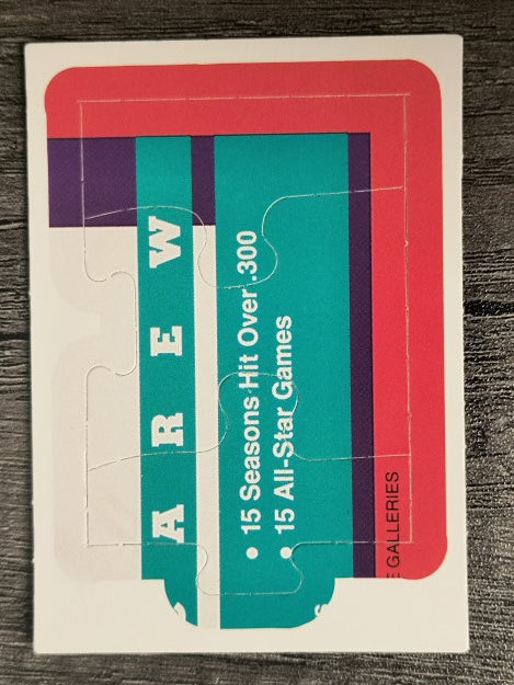 1992 Donruss Rod Carew Puzzle #61 Carew Puzzle 61-63