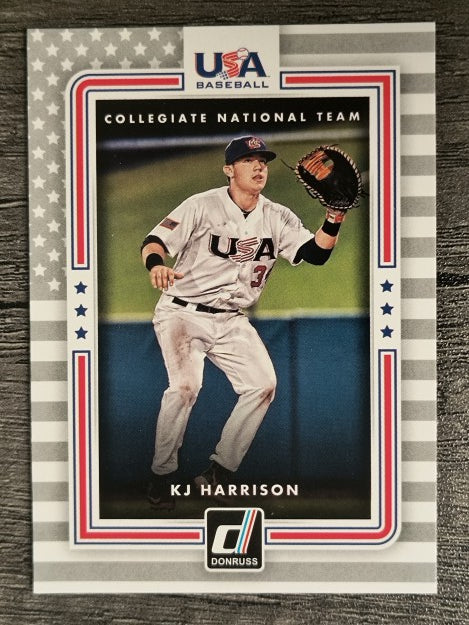 2016 Donruss USA Collegiate National Team #USA3 KJ Harrison (NM)
