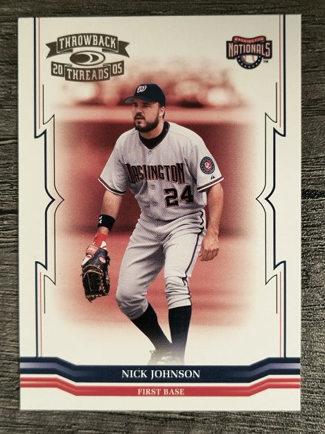 2005 Throwback Threads #175 Nick Johnson