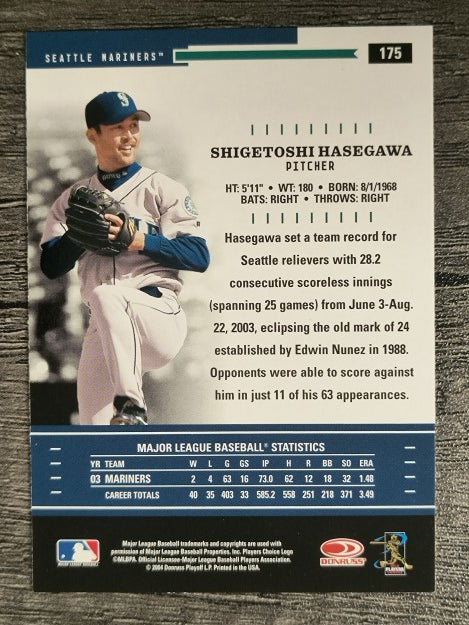 2004 Throwback Threads #175 Shigetoshi Hasegawa