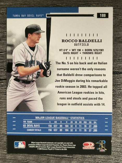 2004 Throwback Threads #188 Rocco Baldelli