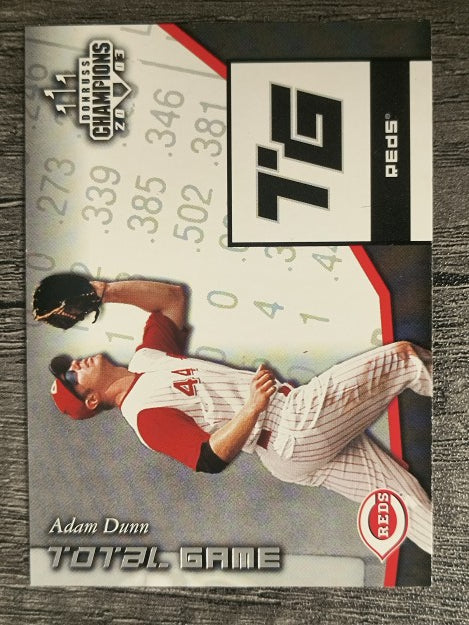 2003 Donruss Champions Total Game #27 Adam Dunn