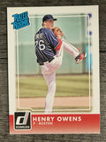 2016 Donruss #44 Henry Owens RR RC