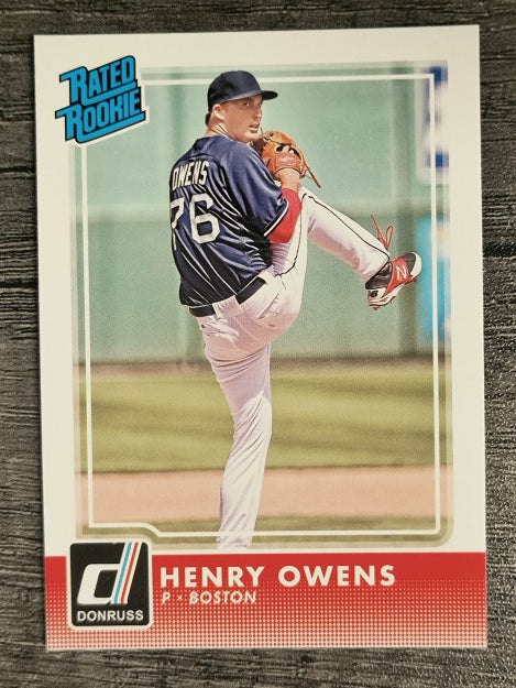 2016 Donruss #44 Henry Owens RR RC