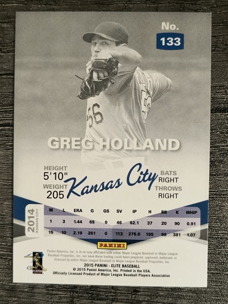 2015 Elite #133 Greg Holland