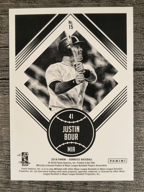 2018 Donruss #15 Justin Bour DK