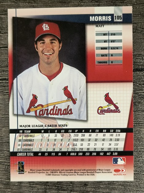 2002 Donruss Fan Club #105 Matt Morris