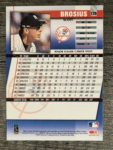 2002 Donruss Fan Club #129 Scott Brosius
