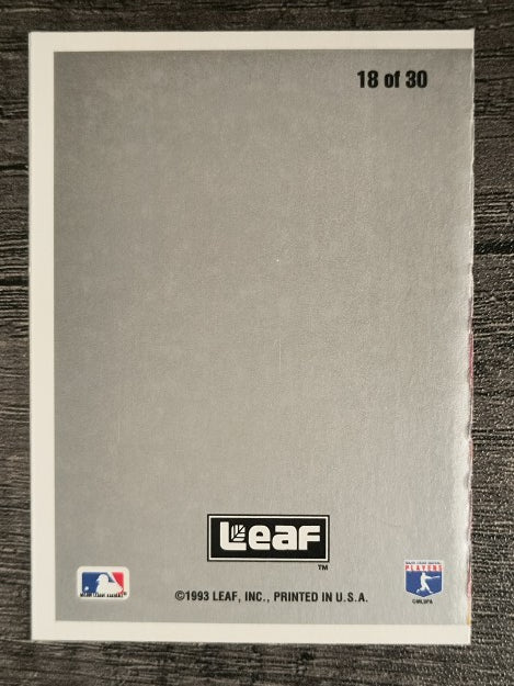 1993 Triple Play Action #18 Carlos Baerga