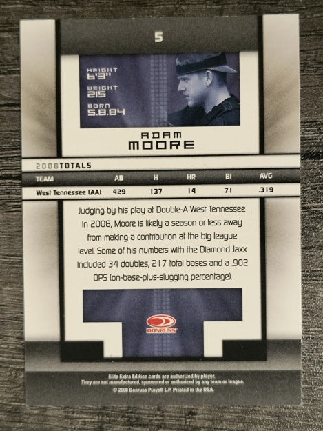 2008 Donruss Elite Extra Edition #5 Adam Moore