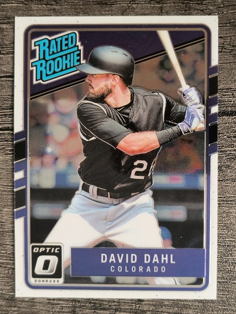 2017 Donruss Optic #32 David Dahl RR RC