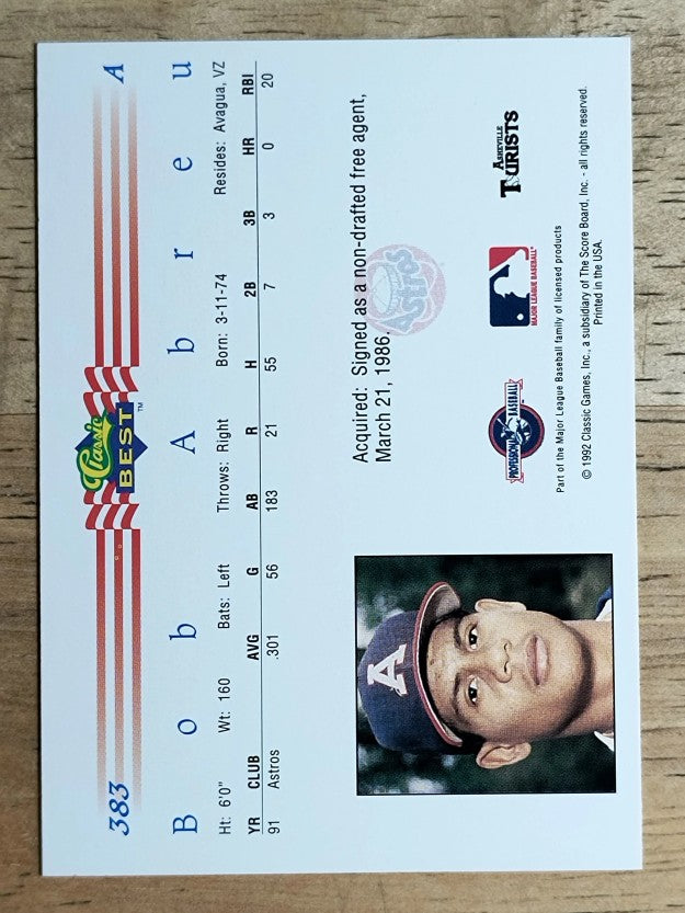 1992 Classic/Best #383 Bob Abreu