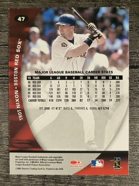 2001 Donruss Class of 2001 #47 Trot Nixon