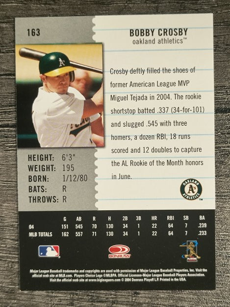2005 Leaf Century #163 Bobby Crosby