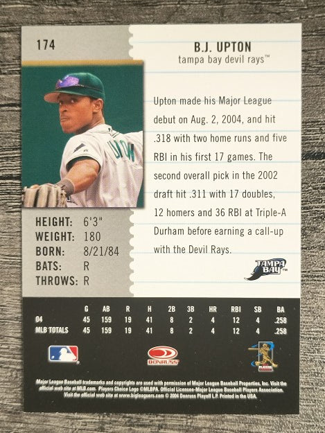 2005 Leaf Century #174 B.J. Upton
