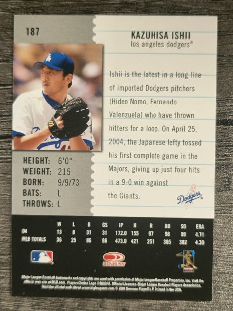 2005 Leaf Century #187 Kazuhisa Ishii