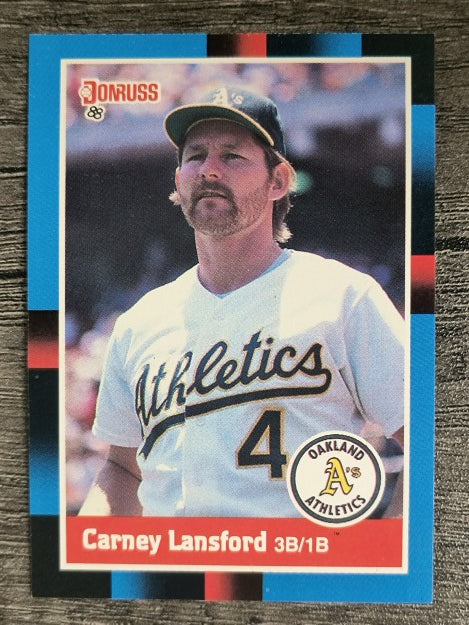 1988 Donruss #178 Carney Lansford