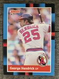 1988 Donruss #479 George Hendrick