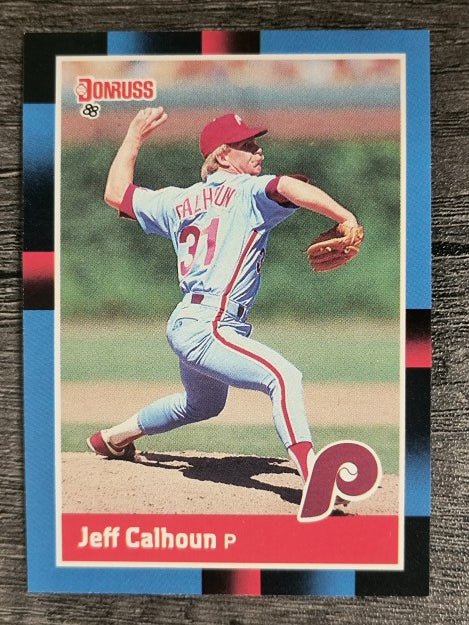 1988 Donruss #509 Jeff Calhoun