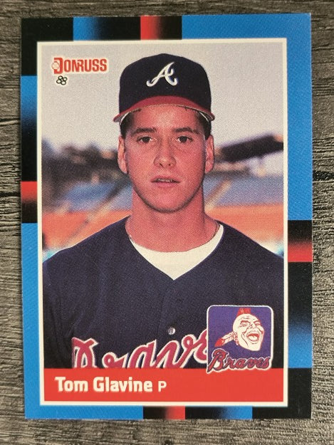 1988 Donruss #644 Tom Glavine RC (EXMT)