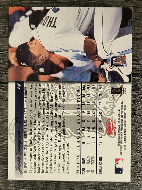 1998 Donruss #14 Justin Thompson
