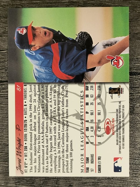 1998 Donruss #81 Jaret Wright