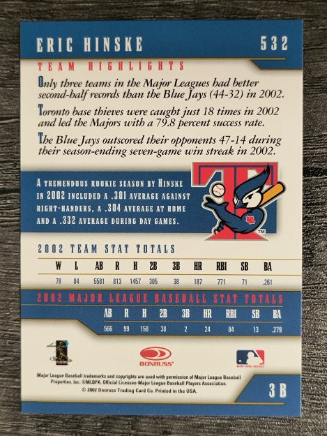 2003 Donruss Team Heroes #532 Eric Hinske