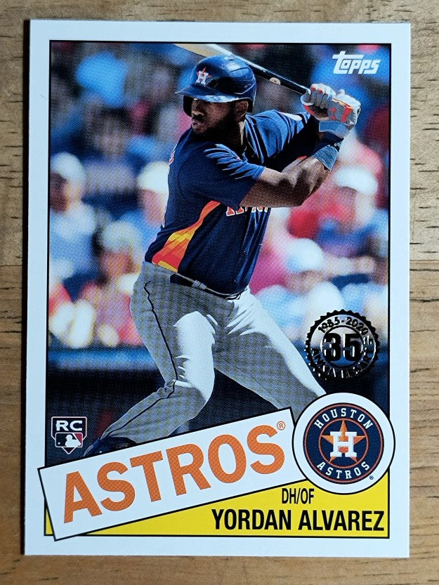 2020 Topps Update '85 Topps #85TB18 Yordan Alvarez