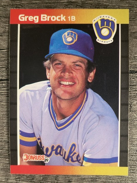 1989 Donruss #57 Greg Brock