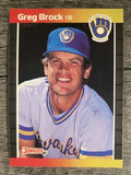 1989 Donruss #57 Greg Brock