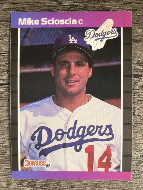 1989 Donruss #77 Mike Scioscia