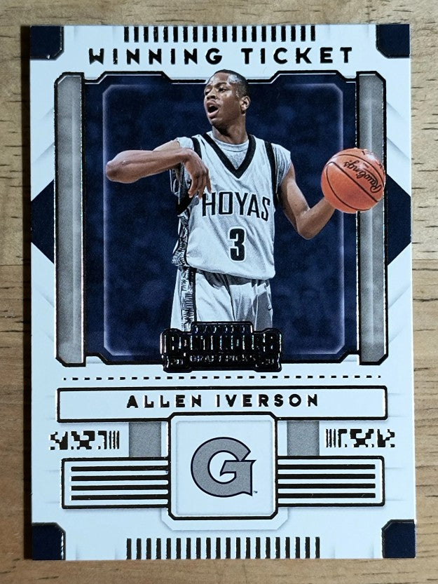 2020-21 Panini Contenders Draft Picks Winning Tickets #36 Allen Iverson