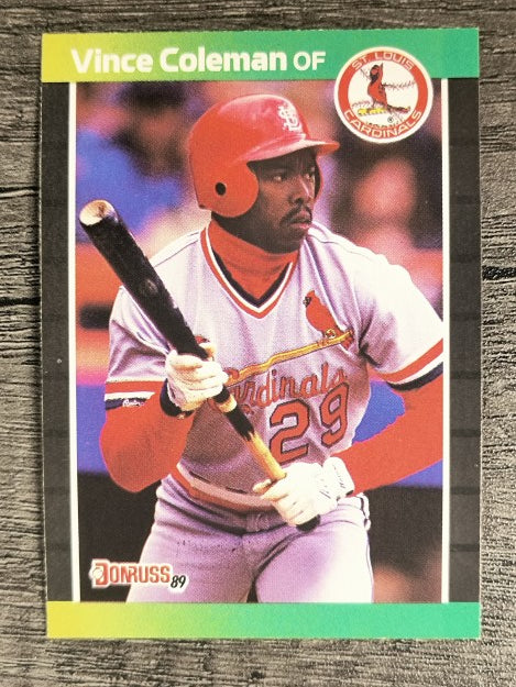 1989 Donruss #181 Vince Coleman