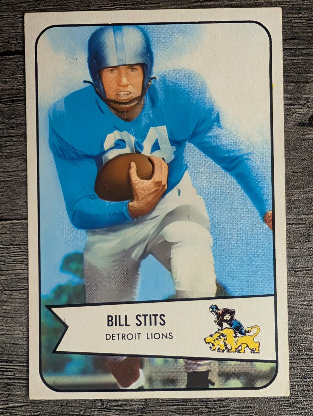 1954 Bowman #5 Bill Stits RC (EX)