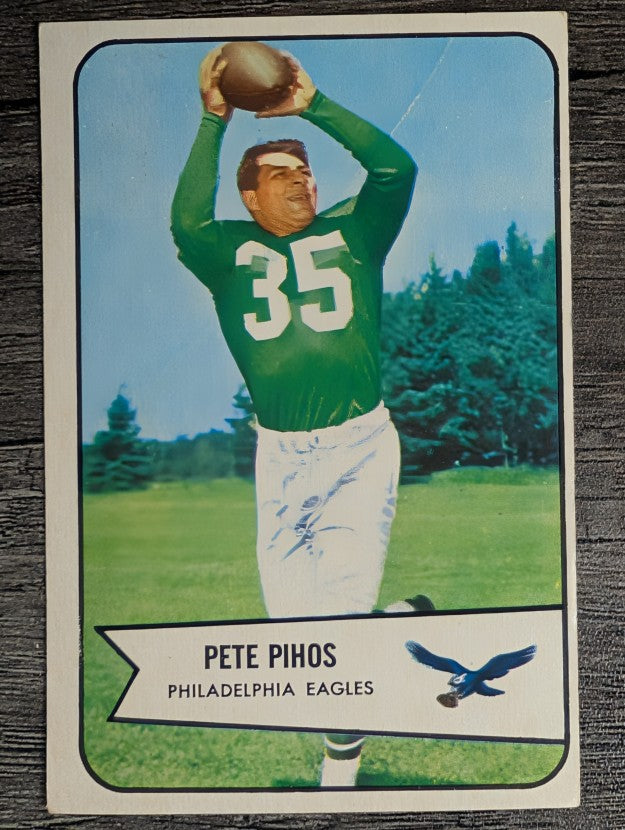 1954 Bowman #9 Pete Pihos (EX)