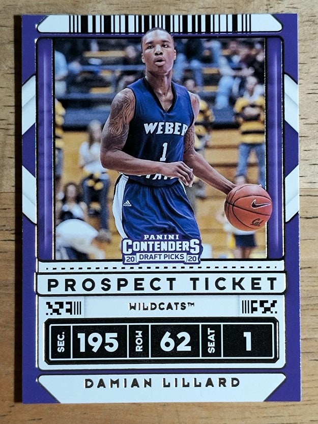 2020-21 Panini Contenders Draft Picks #40 Damian Lillard