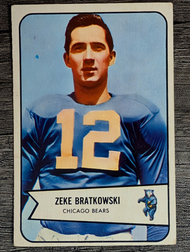 1954 Bowman #11 Zeke Bratkowski RC (VGEX)