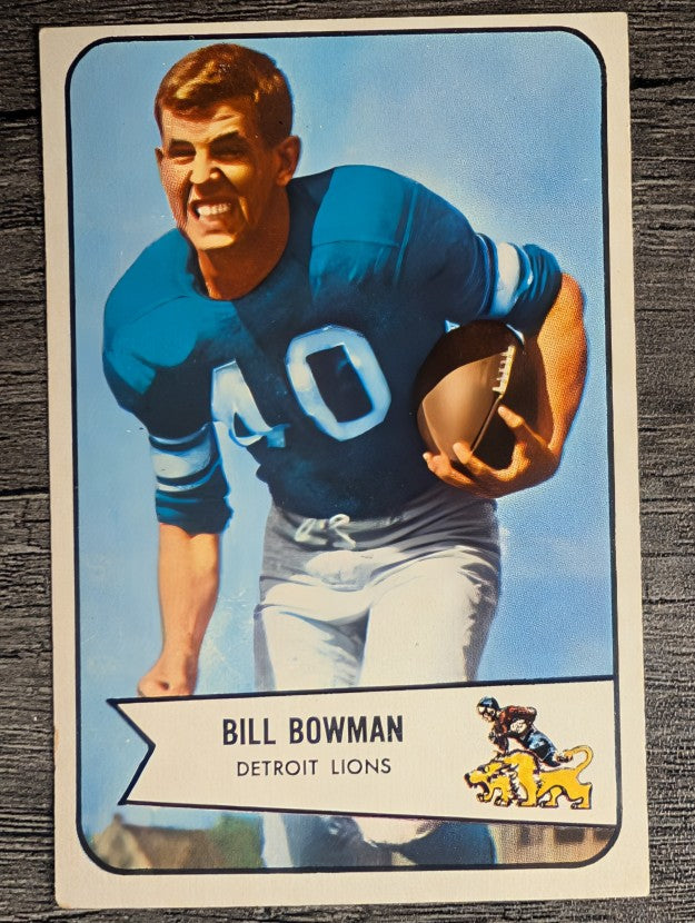 1954 Bowman #17 Bill Bowman RC (EX)