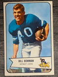 1954 Bowman #17 Bill Bowman RC (EX)