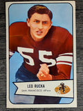 1954 Bowman #18 Leo Rucka RC (EX)