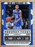 2020-21 Panini Contenders Draft Picks Variations #39 Shai Gilgeous-Alexander