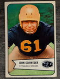 1954 Bowman #25 John Schweder (VGEX)
