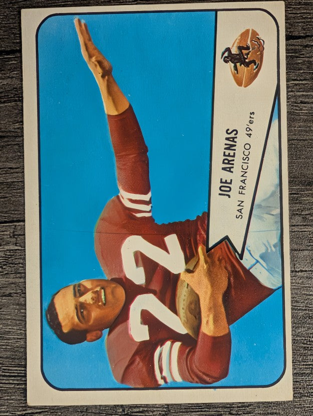 1954 Bowman #30 Joe Arenas RC (VGEX)