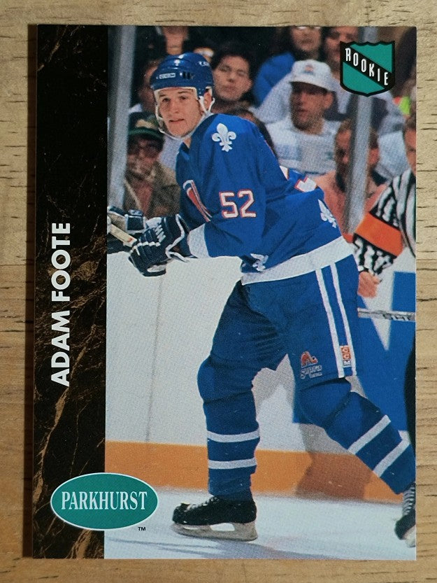 1991-92 Parkhurst #371 Adam Foote RC